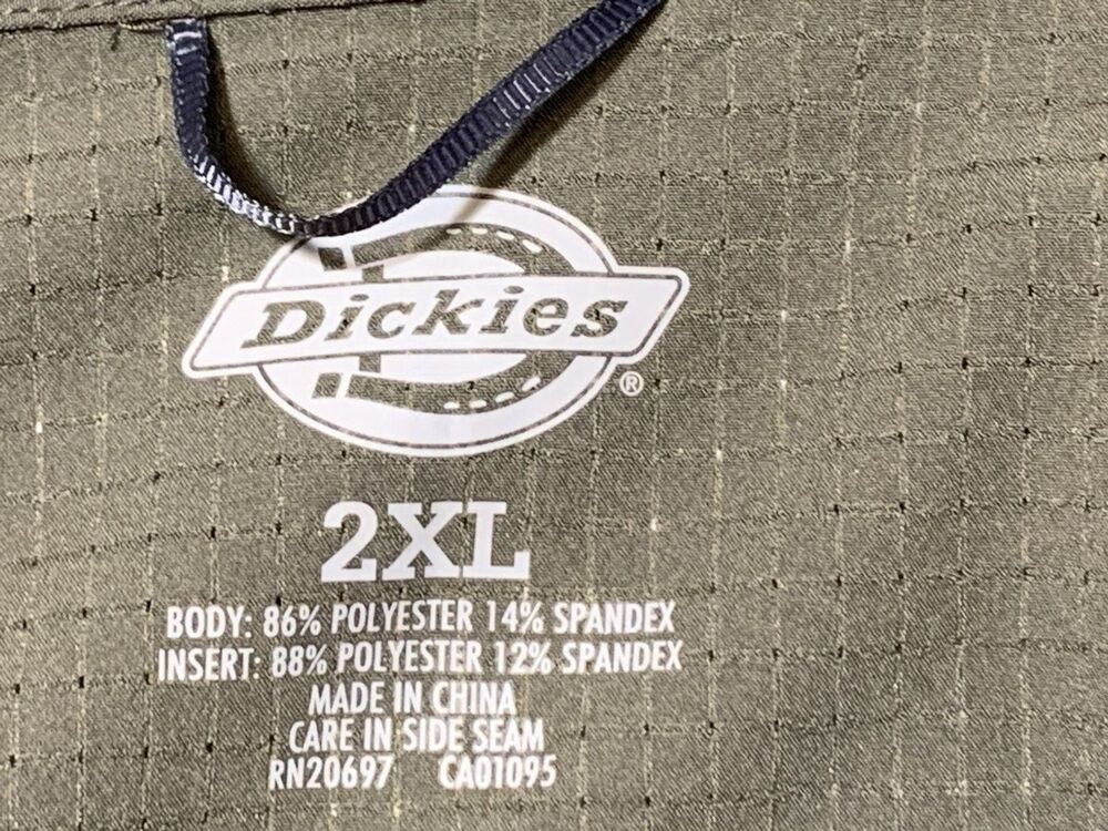 Dickies Work Shirt Be Cool Performance Vented Gray Long Sleeve Button Up  2XL